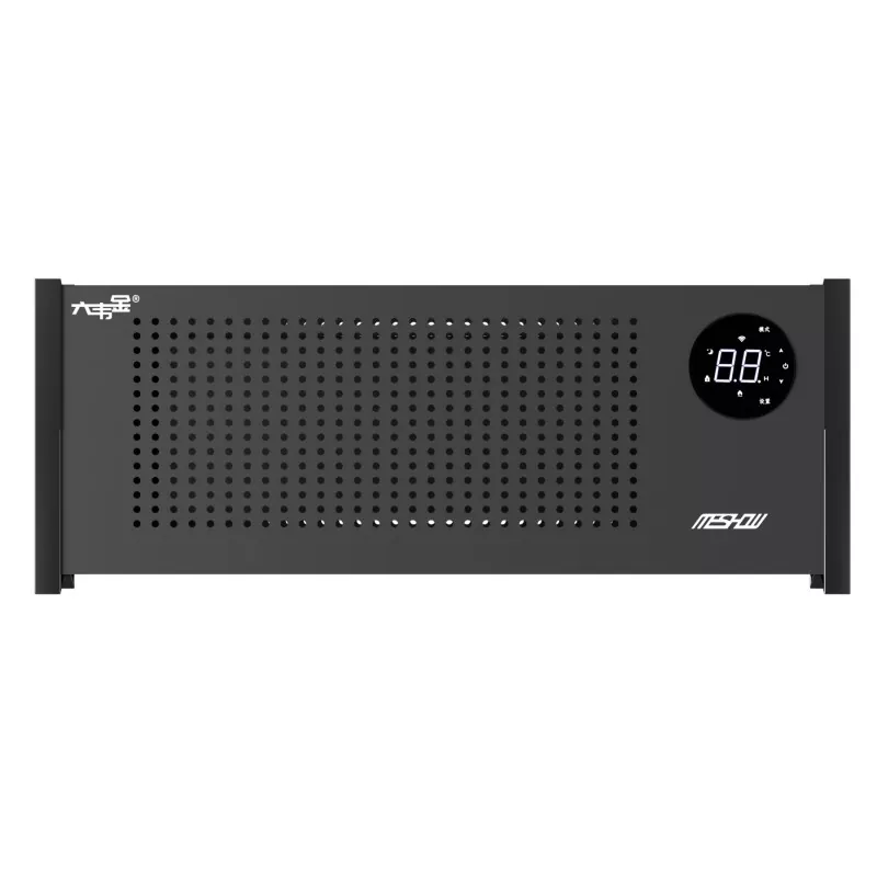1100W juodas grafeno grindjuostės elektrinis šildytuvas